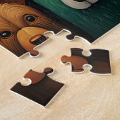 Farbige Hunde Puzzle (Seite)