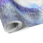 Farbige Husky Hund Kunst Geschenkpapier (Rolleneckpunkt)