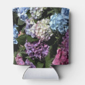 Farbige Hydrangea-Blume Gastgeschenk Hochzeit Dosenkühler (Rückseite)