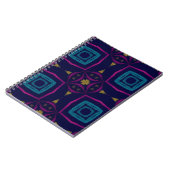 Farbige Illustration. Geometric Orna Notizblock (Linke Seite)