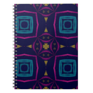Farbige Illustration. Geometric Orna Notizblock
