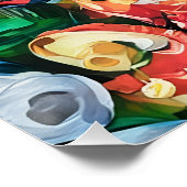 Farbige Illustration von gemahlenem Aluminium Soda Poster (Ecke)