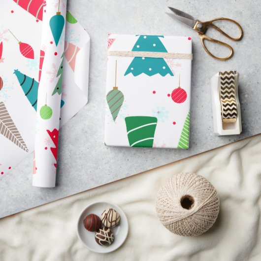 Farbige Illustration Weihnachten niedlich für Kind Geschenkpapier (Kunsthandwerk)