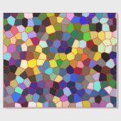 Farbige Imitat Festes Glas Look 2 Geschenkpapier (Flach)