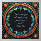 Farbige Imitate Glas individuell anpassbare Bibelv Poster (Vorne)