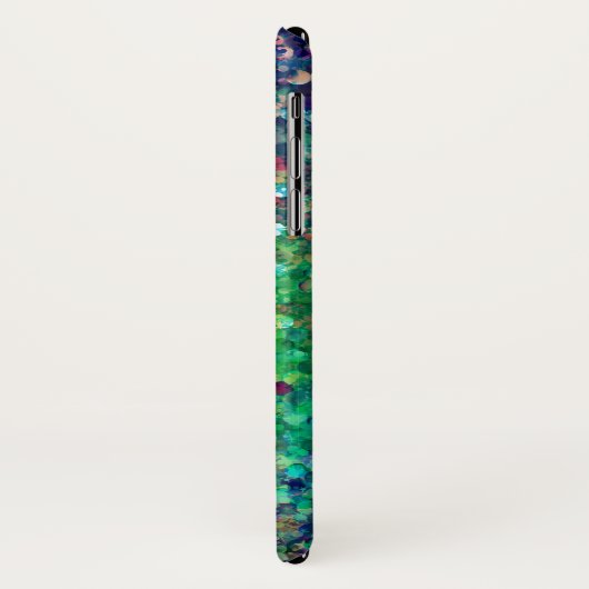 Farbige Imitate Glitzer Hintergrund Case-Mate iPhone Hülle (Hinten/Links)