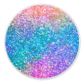 Farbige Imitate Glitzer Hintergrund Keramikknauf (Vorderseite)