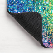 Farbige Imitate Glitzer Mousepad (Ecke)