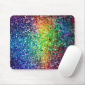Farbige Imitate Glitzer Mousepad (Mit Mouse)