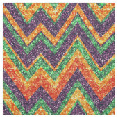 Farbige Imitate Glitzer Zickzack Zigzag Muster 2 Stoff (Muster)