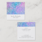 Farbige Imitate Quadratische Visitenkarte (Vorne/Hinten)