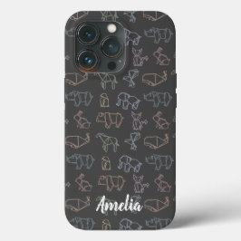 Farbige, individuell anpassbare Geometrie Origami- Case-Mate iPhone Hülle