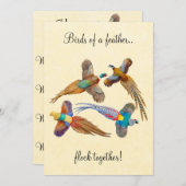 Farbige, individuell anpassbare Party Einladung (Vorne/Hinten)