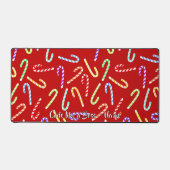 Farbige, individuell einstellbare Kanisterne in Ro Schreibtischunterlage (Vorderseite)