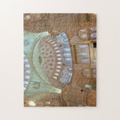 Farbige Innendecke der blauen Moschee Puzzle (Vertikal)