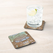 Farbige Innendecke der blauen Moschee Untersetzer (Rechte Seite)