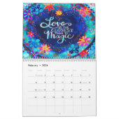 Farbige Inspiration Zitate Kunstwerk Inspirivity Kalender (Feb 2026)