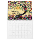 Farbige Inspiration Zitate Kunstwerk Inspirivity Kalender (Jan 2026)