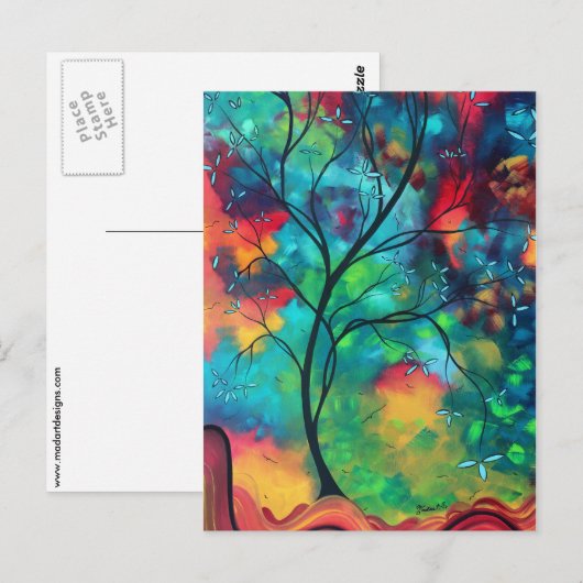 Farbige Inspirationen Postkarte (Vorne/Hinten)