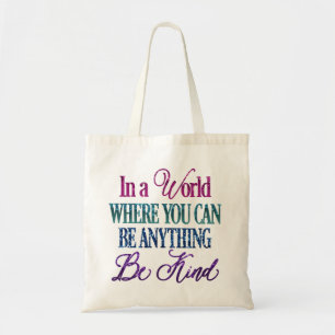 Farbige inspirierende Glitter Tragetasche