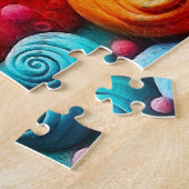 Farbige Instrumente Puzzle (Seite)
