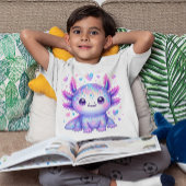 Farbige Iridescent Axolotl Unterwasser Tier T-Shirt