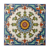 Farbige Iznik-Persisch-Türkische Handbemalte Repro Fliese (Vorderseite)