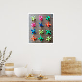 Farbige Jacke Poster (Küche)