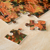 Farbige japanische Ahorn-Blätter Puzzle (Seite)