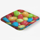 Farbige Jellybeans Papierplatte Pappteller (Gewinkelt)