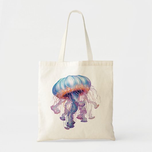 Farbige Jellyfish-Gestaltung Tragetasche (Vorne)