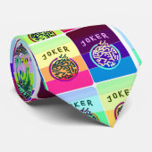Farbige Joker-Krawatte Milliamperestunde Jongg Krawatte (Gerollt)