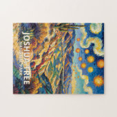 Farbige Joshua Tree Keys View Van Gogh Landschaft Puzzle (Horizontal)