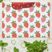 Farbige Juicy Strawberry Geschirrtuch (Gefaltet)
