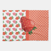 Farbige Juicy Strawberry Geschirrtuch (Horizontal)