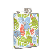 Farbige Jungle-Elefanten Flachmann (Rechts)