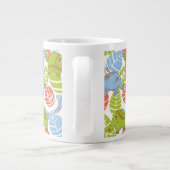 Farbige Jungle-Elefanten Jumbo-Tasse (Rückseite)