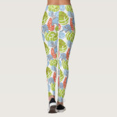 Farbige Jungle-Elefanten Leggings (Rückseite)