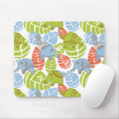Farbige Jungle-Elefanten Mousepad (Mit Mouse)