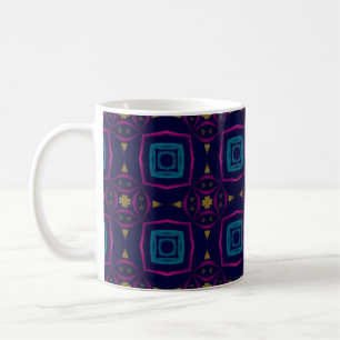 Farbige Kachelillustration. Mode geometrische Orna Kaffeetasse