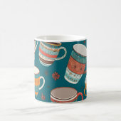 Farbige Kaffeekuchen Kaffeetasse (Mittel)