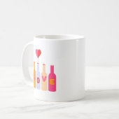 Farbige Kaffeekuchen Kaffeetasse (Vorderseite Links)