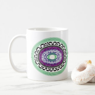 Farbige Kaffeetasse