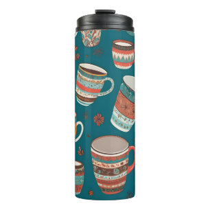 Farbige Kaffeetassen Thermosbecher
