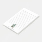 Farbige Kakteen| Linde Post-it Klebezettel (angewinkelt)