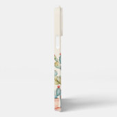 Farbige Kakteen und Sukkulturen mit Namen iPhone Hülle (Rechte Seite)