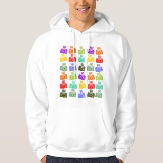 Farbige Kameras Hoodie (Vorderseite)