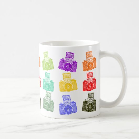 Farbige Kameras Kaffeetasse (Rechts)