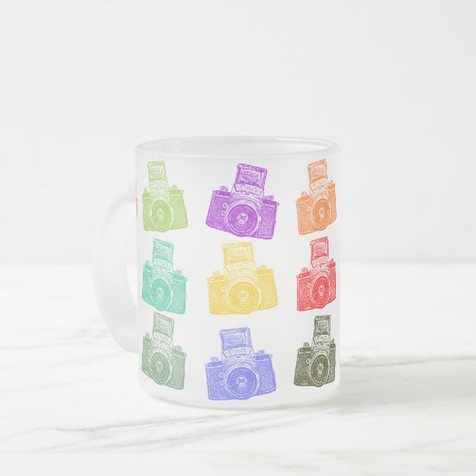 Farbige Kameras Mattglastasse (Vorderseite Links)