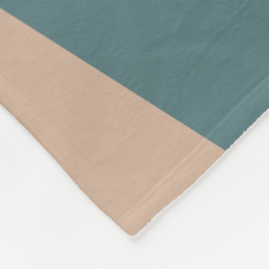 Farbige Kanten 161214a - auf hellbraun d2b29a Fleecedecke (Ecke)